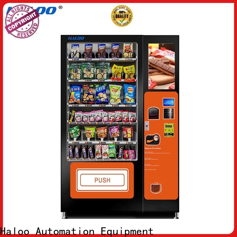 Haloo healthy vending machines design for shopping mall 1