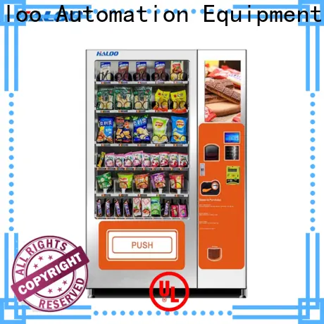 Haloo coffee vending machine customized for snack 1