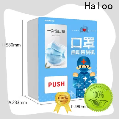 HALOO-DLE-10C+CRE-4A-006 Sex product condom automatic vending machine with 21.5inches ads touch screen27 1
