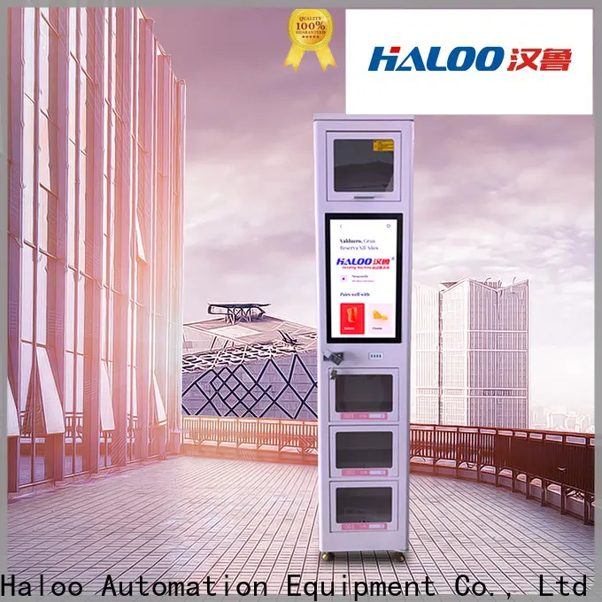 Haloo high capacity cigarette vending machine customized for garbage cycling 1