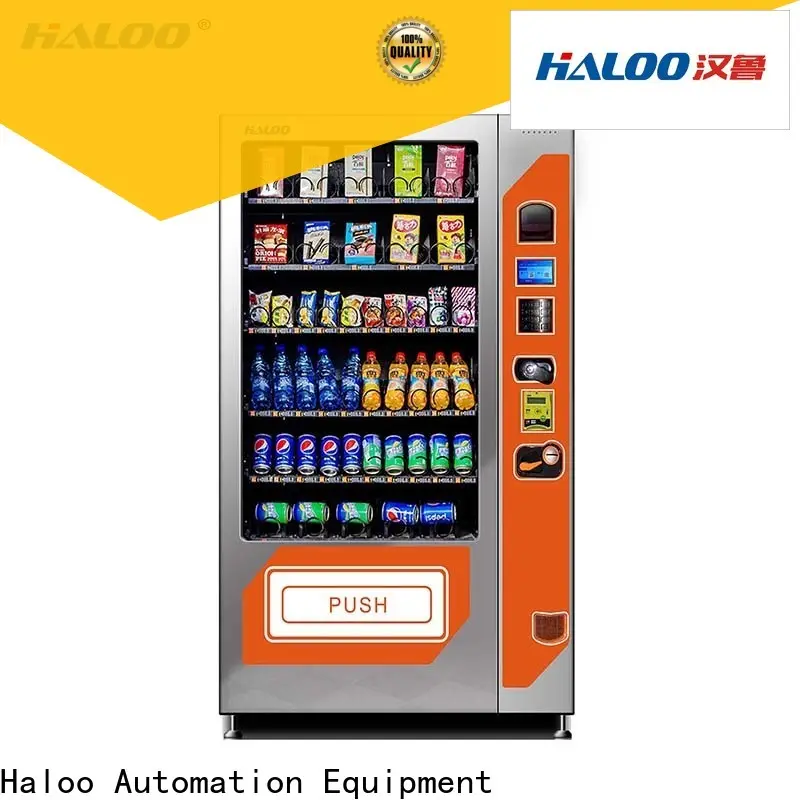 Haloo new beverage vending machine factory direct supply for snack 1