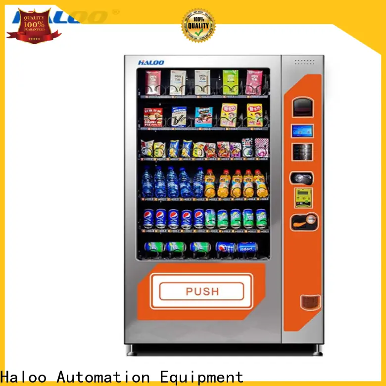 Haloo latest combo vending machines customized for snack 1