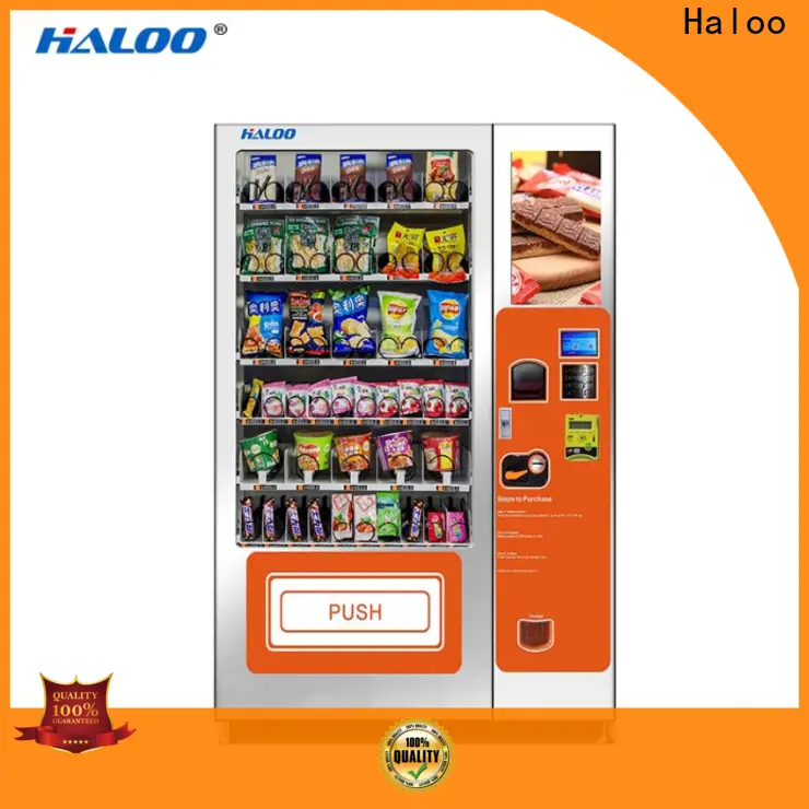 Haloo wholesale cold drink vending machine with good price for food 1