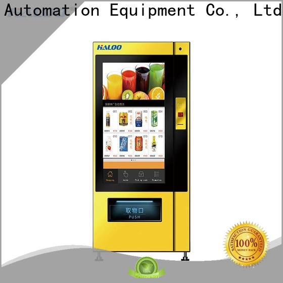 Touch Screen Snack Vending Machine Factory For Shopping Mall Haloo