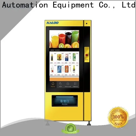 Haloo touch screen snack vending machine factory for shopping mall 1