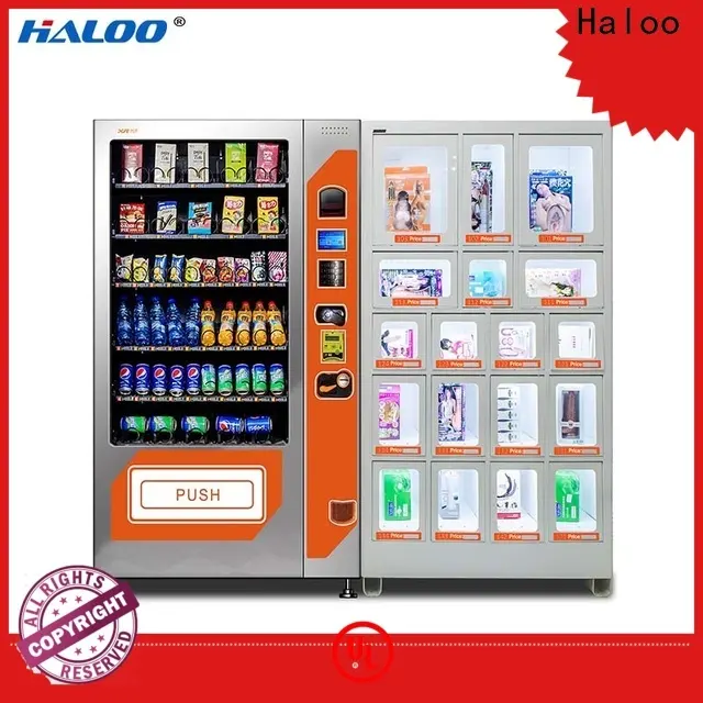 Haloo automatic condom vending machine factory direct supply for adults 1