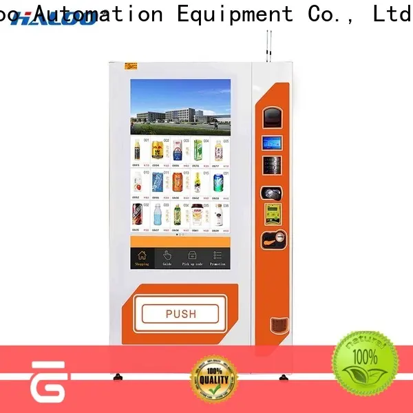 Haloo GPRS remote manage drink vending machine factory for merchandise 1