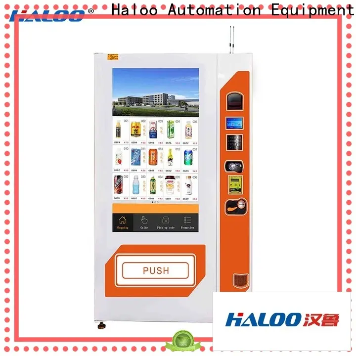 Haloo professional soda vending machine design for shopping mall 1