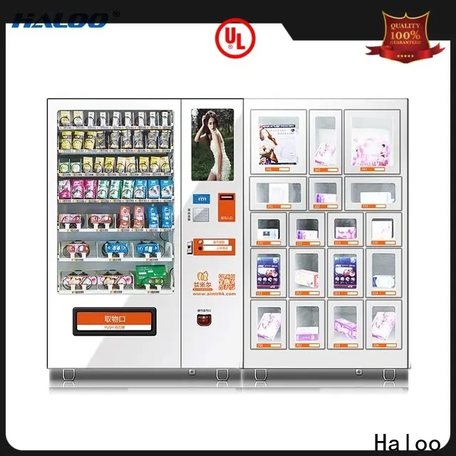 Haloo 24-hour condom vending machine customized for shopping mall 1