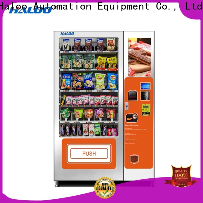 Haloo new coffee vending machine with good price for snack 1