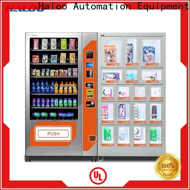 Haloo ads touch screen condom vending customized for shopping mall 1