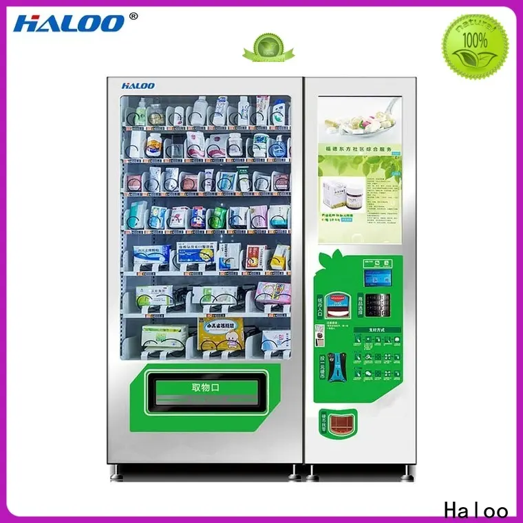 Haloo convenient healthy vending machines wholesale for merchandise 1