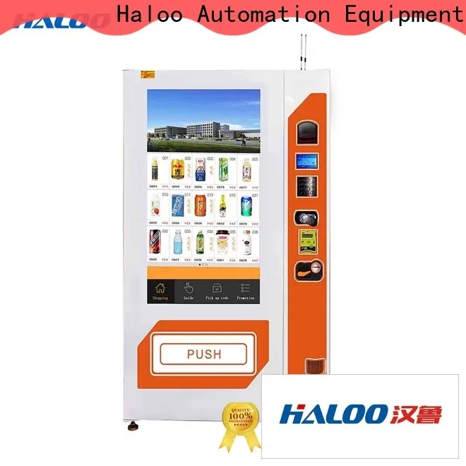 Haloo high capacity soda vending machine factory for shopping mall 1