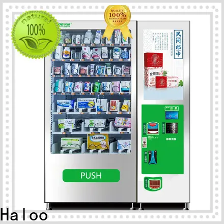 Haloo snack and drink vending machines for sale manufacturer 1