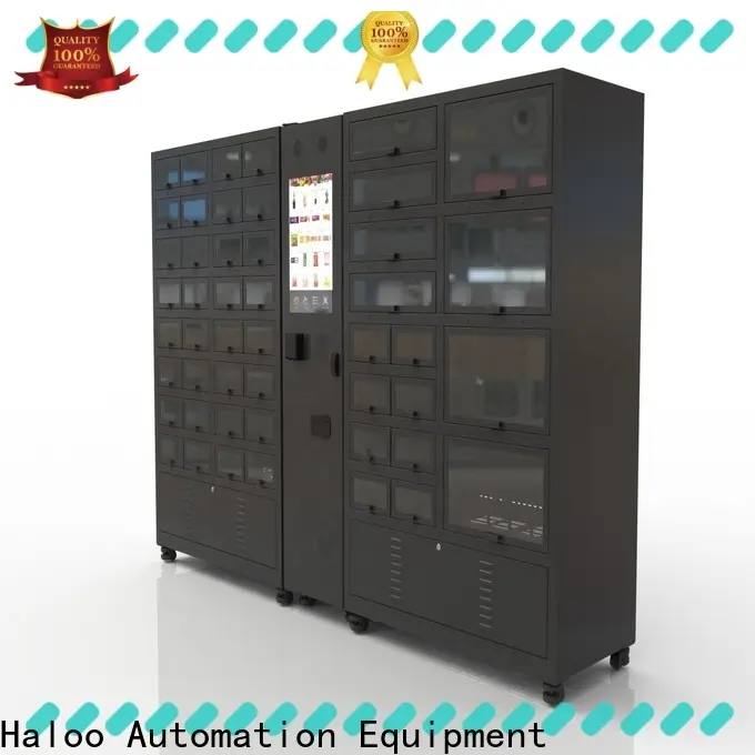 HALOO-DLE-10C+CRE-4A-006 Sex product condom automatic vending machine with 21.5inches ads touch screen32 1