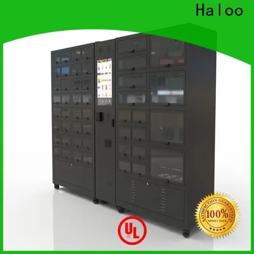 HALOO-DLE-10C+CRE-4A-006 Sex product condom automatic vending machine with 21.5inches ads touch screen33 1