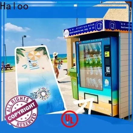 HALOO-DLE-10C+CRE-4A-006 Sex product condom automatic vending machine with 21.5inches ads touch screen36 1