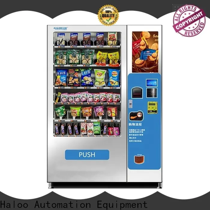 Haloo power-off protection snack and drink vending machines for sale manufacturer1 1