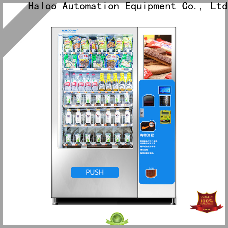 Haloo convenient soda and snack vending machine manufacturer 1