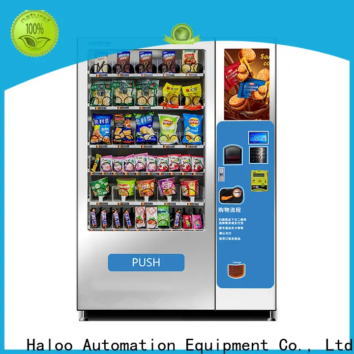 Haloo convenient soda and snack vending machine wholesale 1