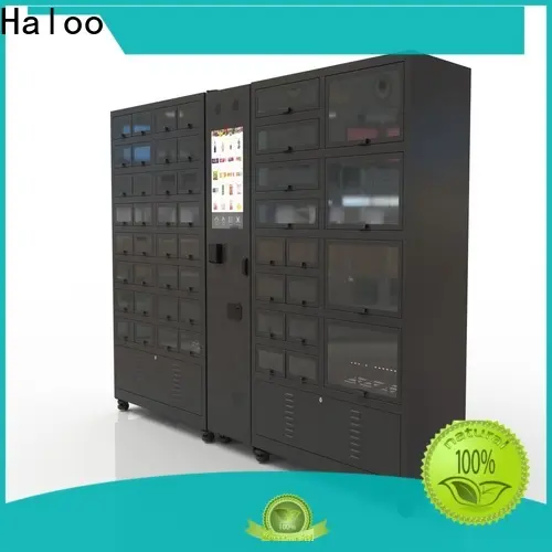 HALOO-DLE-10C+CRE-4A-006 Sex product condom automatic vending machine with 21.5inches ads touch screen47 1
