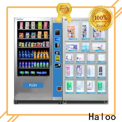 HALOO-DLE-10C+CRE-4A-006 Sex product condom automatic vending machine with 21.5inches ads touch screen49 1