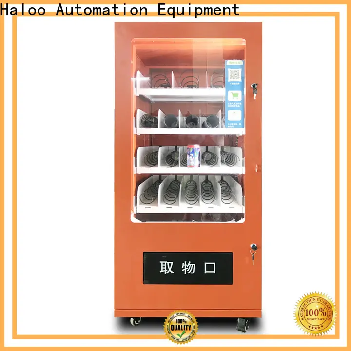 HALOO-DLE-10C+CRE-4A-006 Sex product condom automatic vending machine with 21.5inches ads touch screen51 1