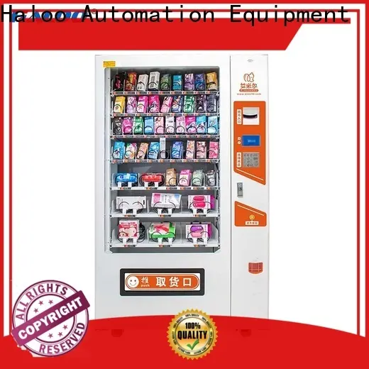 HALOO-DLE-10C+CRE-4A-006 Sex product condom automatic vending machine with 21.5inches ads touch screen53 1