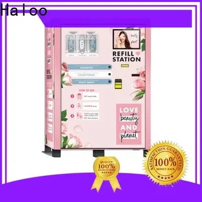 HALOO-DLE-10C+CRE-4A-006 Sex product condom automatic vending machine with 21.5inches ads touch screen57 1