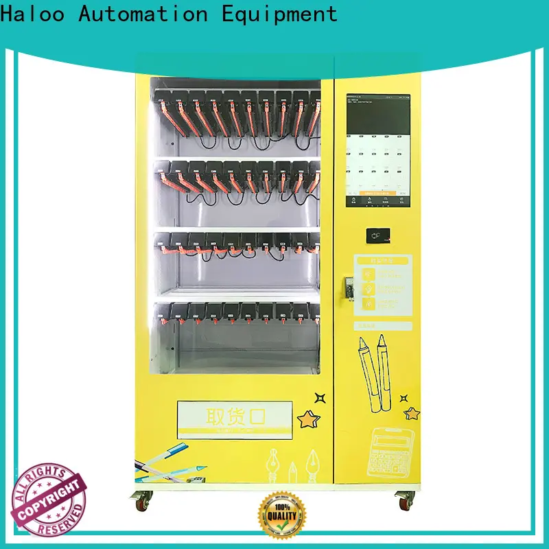 HALOO-DLE-10C+CRE-4A-006 Sex product condom automatic vending machine with 21.5inches ads touch screen64 1