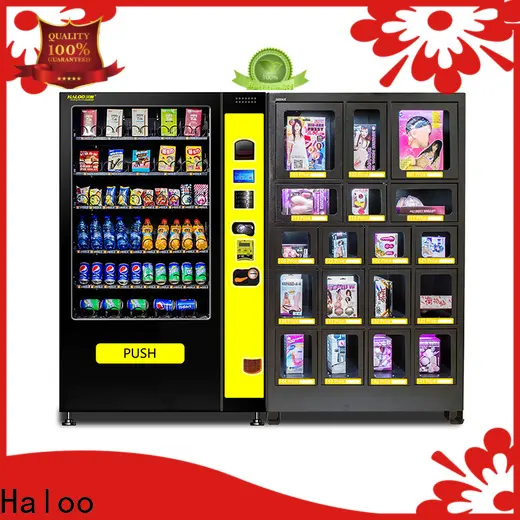 HALOO-DLE-10C+CRE-4A-006 Sex product condom automatic vending machine with 21.5inches ads touch screen75 1