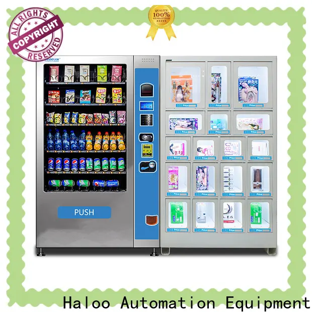 HALOO-DLE-10C+CRE-4A-006 Sex product condom automatic vending machine with 21.5inches ads touch screen83 1