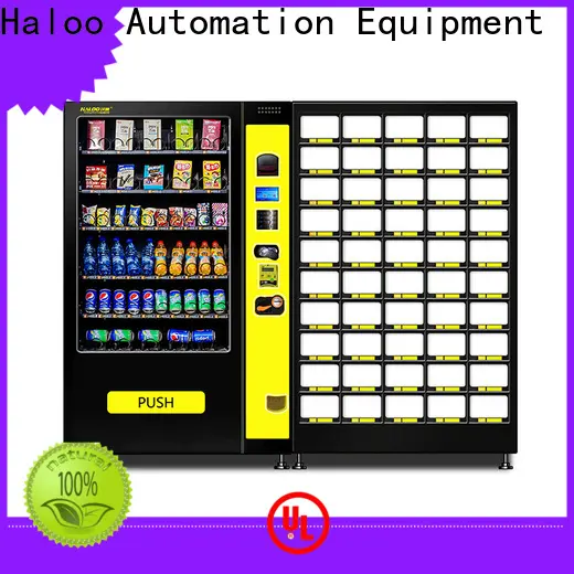 Haloo convenient snack and drink vending machines for sale manufacturer 1