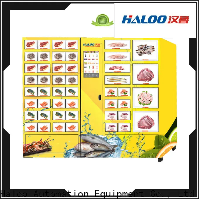 HALOO-DLE-10C+CRE-4A-006 Sex product condom automatic vending machine with 21.5inches ads touch screen90 1