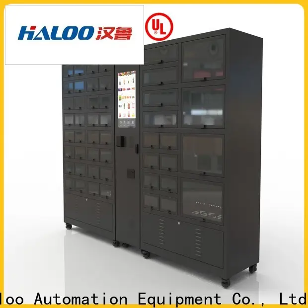 HALOO-DLE-10C+CRE-4A-006 Sex product condom automatic vending machine with 21.5inches ads touch screen94 1