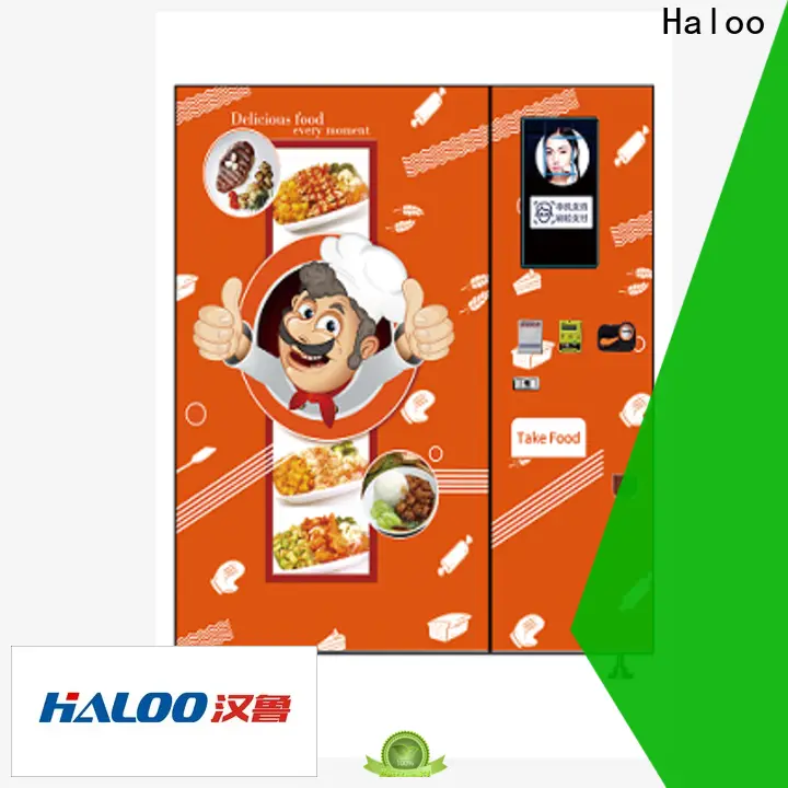 Haloo touch screen elevator vending machine manufacturer for food 1