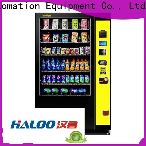HALOO-DLE-10C+CRE-4A-006 Sex product condom automatic vending machine with 21.5inches ads touch screen97 1