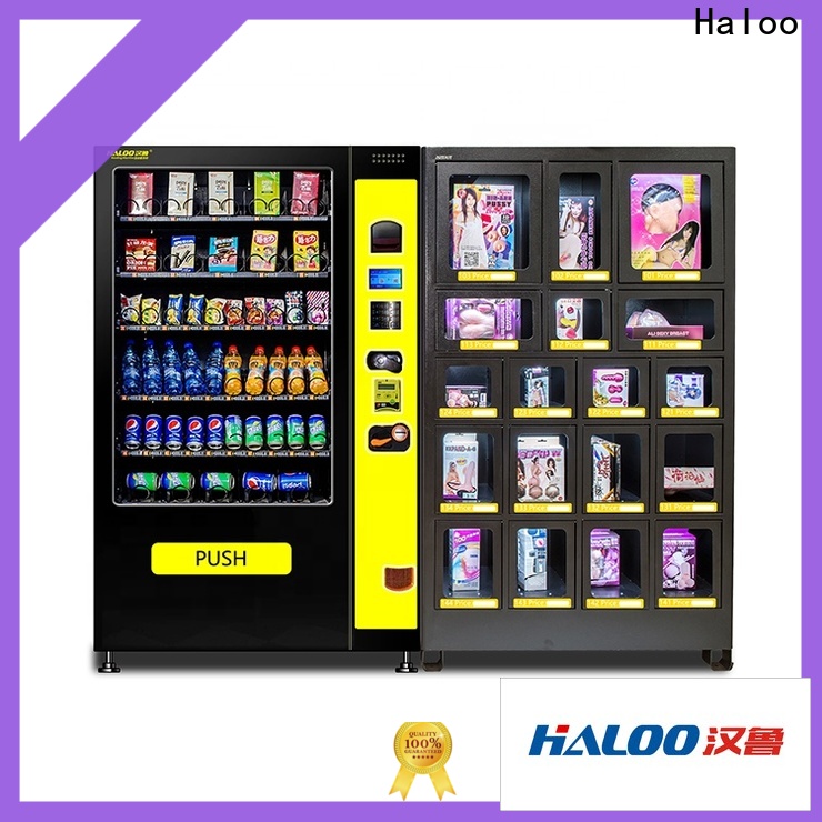 Haloo convenient combination vending machines wholesale for food 1
