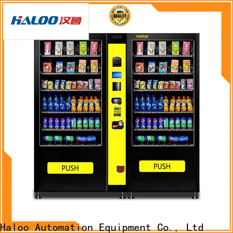 HALOO-DLE-10C+CRE-4A-006 Sex product condom automatic vending machine with 21.5inches ads touch screen99 1