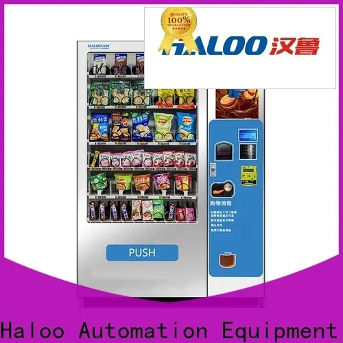 HALOO-DLE-10C+CRE-4A-006 Sex product condom automatic vending machine with 21.5inches ads touch screen101 1