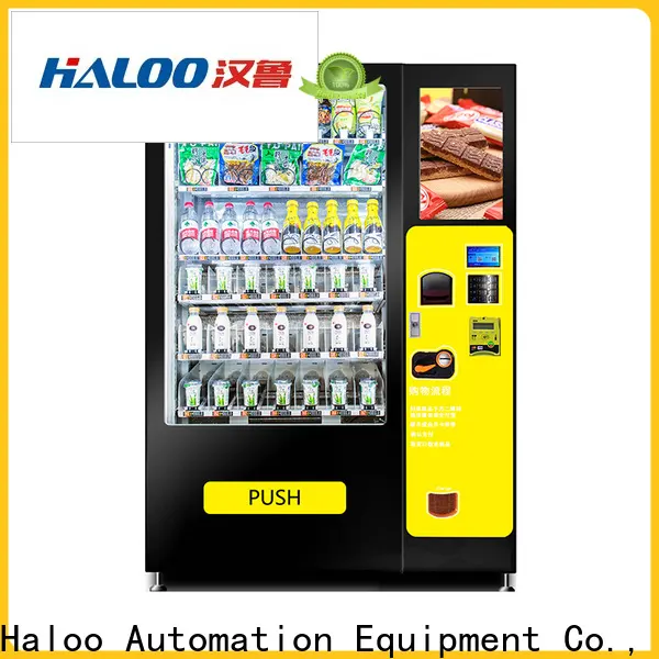 HALOO-DLE-10C+CRE-4A-006 Sex product condom automatic vending machine with 21.5inches ads touch screen100 1