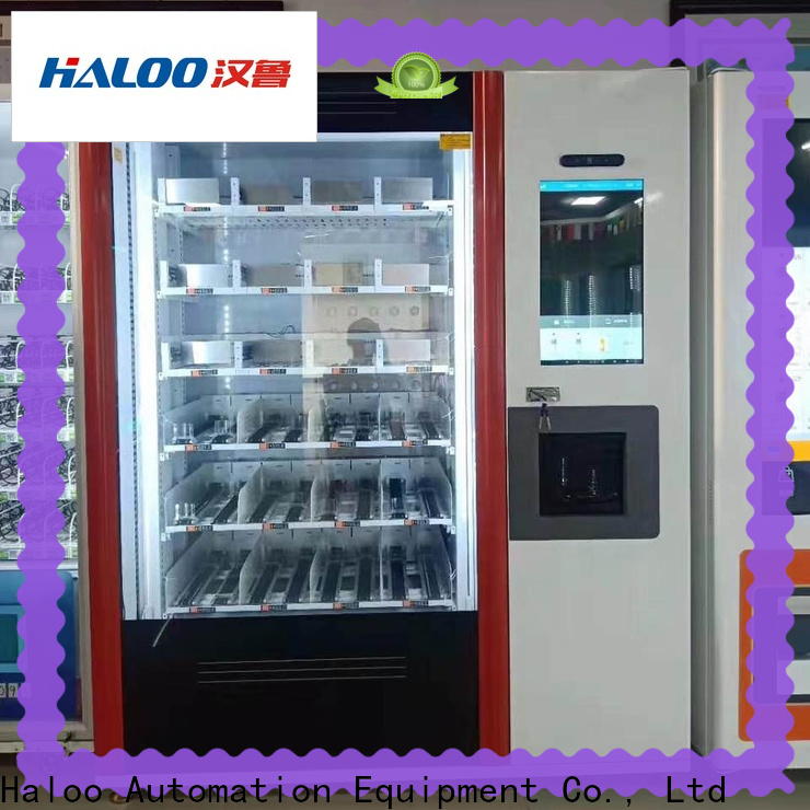 Haloo convenient vending machine with elevator manufacturer for food 1