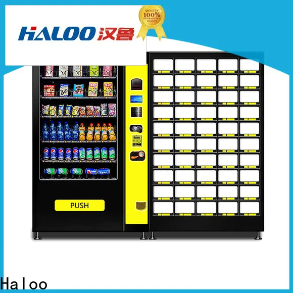 Haloo touch screen elevator vending machine wholesale for snack 1