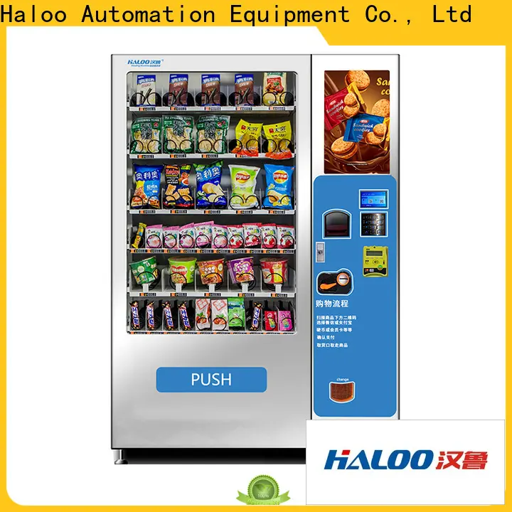 HALOO-DLE-10C+CRE-4A-006 Sex product condom automatic vending machine with 21.5inches ads touch screen113 1
