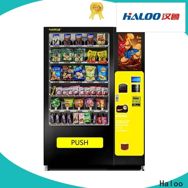 HALOO-DLE-10C+CRE-4A-006 Sex product condom automatic vending machine with 21.5inches ads touch screen112 1
