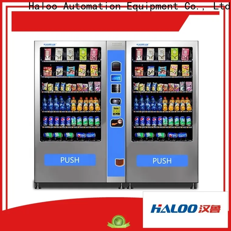 Haloo combination vending machines supplier for snack 1