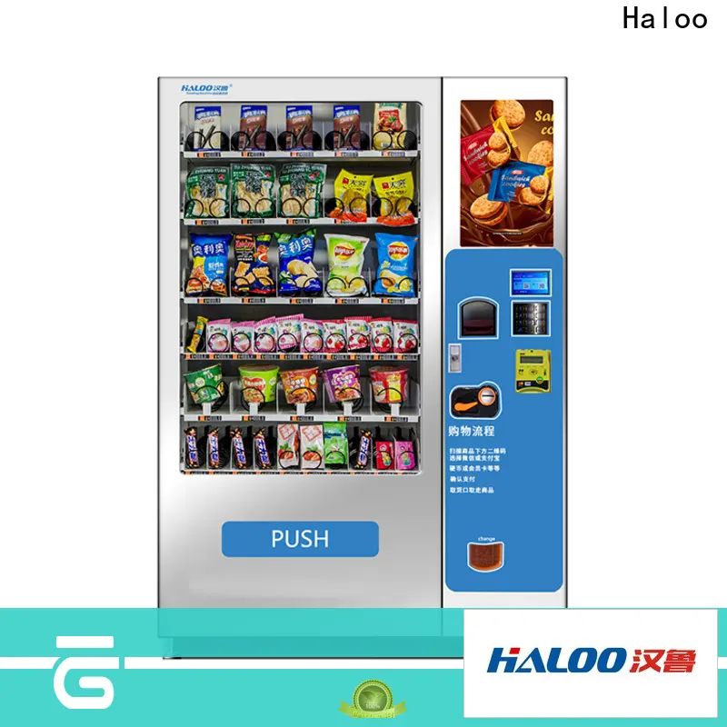 HALOO-DLE-10C+CRE-4A-006 Sex product condom automatic vending machine with 21.5inches ads touch screen121 1