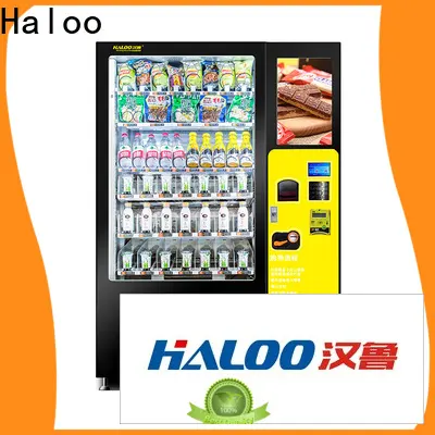 HALOO-DLE-10C+CRE-4A-006 Sex product condom automatic vending machine with 21.5inches ads touch screen125 1