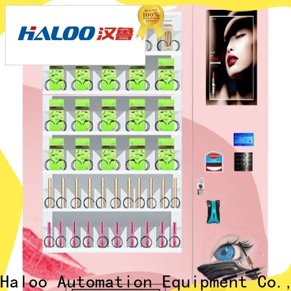 HALOO-DLE-10C+CRE-4A-006 Sex product condom automatic vending machine with 21.5inches ads touch screen129 1