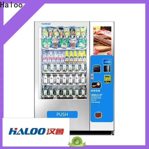 Haloo anti-theft vending machine with elevator wholesale outdoor 1